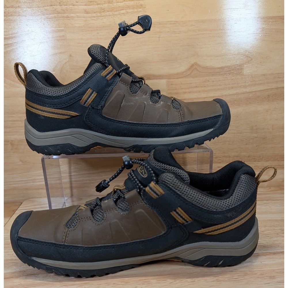 Keen Targhee Waterproof Hiking Shoes Brown‎ Black Youth 6 Women 7.5 1019828